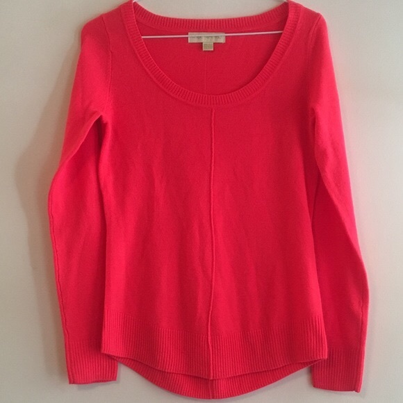 ‼️NWT neon coral pink sweater‼️ - Picture 1 of 4